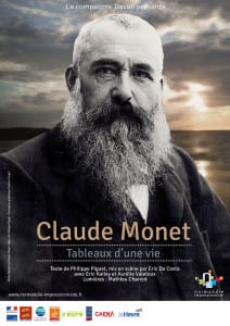 affiche Claude Monet, Tableaux d'une vie