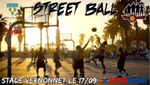 Affiche tournoi Street ball