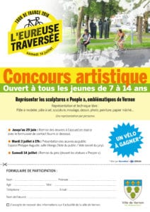 Concours Artistique Tour de France à Vernon Olivier Gerval