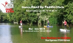 séance stand up paddle offerte